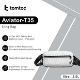 Tomtoc - Aviator-T35 Sling Bag ( 2.5L ) - White