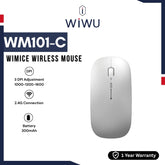 WIWU - WM101-C Wimice Lite Wireless Mouse ( 2.4G ) - Silver