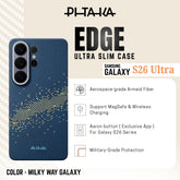 PITAKA - Ultra-Slim ( Edge ) Case For Samsung S26 Ultra - Milky Way Galaxy