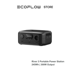 ECOFLOW RIVER 3 300W Portable Power Station (256Wh LiFePO4 Battery)