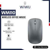 WIWU - WM110 Wireless Office Mouse (2.4G + Dual Bluetooth) - Tarnish