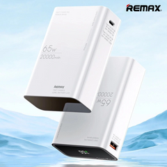 REMAX RPP-653 20000MAH UPINE 65W+22.5W FAST CHARGING POWER BANK (65W)