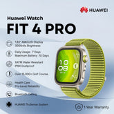 HUAWEI - Watch Fit 4 Pro Smart Watch - Green