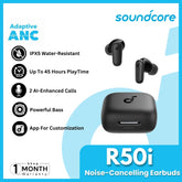 ANKER - SOUNDCORE R50i NC Noise-Cancelling Wireless Earbuds - Black