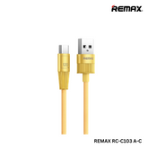 REMAX RC-C102A Infinity Series 2.4A Zinc Braided Fast Charging Data Cable For Type-C (1.2M)
