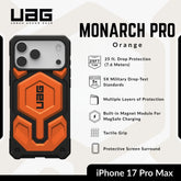 UAG - Monarch Pro Case For iPhone 17 Pro Max - Orange