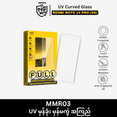 REMAX - MMR03 UV Curved Tempered Glass - REDMI NOTE 14 PRO ( 5G )