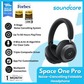 ANKER - SOUNDCORE SPACE ONE PRO Active Noise Cancelling Wireless Headphone - Black