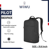 WIWU - Pilot Backpack (15.6") - Black