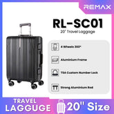 REMAX - RL-SCO1 Journey Series Aluminium Frame Travel Luggage ( 20' ) - Black