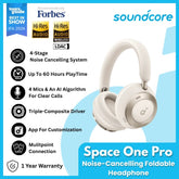 ANKER - SOUNDCORE SPACE ONE PRO Active Noise Cancelling Wireless Headphone - White