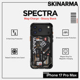 Skinarma - Spectra Magsafe Case For iPhone 17 Pro Max - Glozzy Black