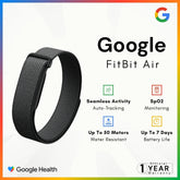 Google - FitBit Air - Black