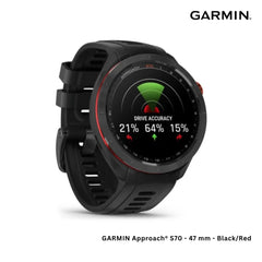 GARMIN - Approach® S70 Smart Watch ( 47mm ) | Black/Red