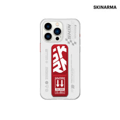 Skinarma iPhone 15 Pro APEX Clear Case (Red)