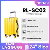 REMAX - RL-SCO2 Journey Series Aluminium Frame Travel Luggage ( 24' ) - Yellow