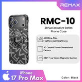REMAX - RMC-10 iPhone 17 Pro Max Case Zhiyu Exclusive Series - Black