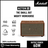 Marshall Acton 3 Bluetooth Speaker - Brown