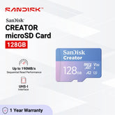 SanDisk - Creator microSD Card (GNGMS) - 128GB