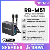 REMAX - RB-M51 5.4 Chenyie Series Portable Wireless Speaker With Light (100W) - Black