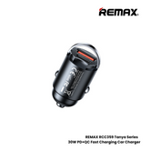REMAX RCC359 Tanya Series 30W Multi-compatible Fast Charging Car Charger - Black