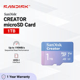 SanDisk - Creator microSD Card (GNGMS) - 1TB