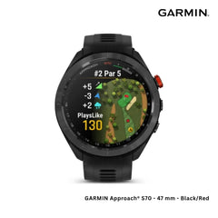 GARMIN - Approach® S70 Smart Watch ( 47mm ) | Black/Red