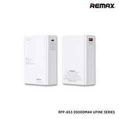 REMAX RPP-653 20000MAH UPINE 65W+22.5W FAST CHARGING POWER BANK (65W)