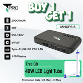 T PRO TP-MNUPS 5 20000MAH 18W MULTIFUNCTION NETWORK DC UPS