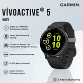 GARMIN - Vívoactive® 5 Smart Watch | Black