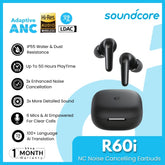 SOUNDCORE - R60i NC Noise Cancelling Wireless Earbuds - Black