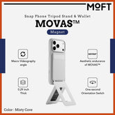 MOFT - MOVAS™ Snap Phone Tripod Stand & Wallet - Misty Cove
