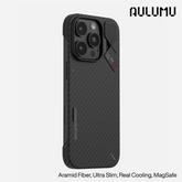 iPhone 16 Pro Max >> AULUMU A16 Aramid Fiber Case - Black