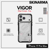 Skinarma - Vigor Magsafe Case For iPhone 17 Pro Max - Fog