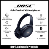 BOSE - QuietComfort 45 Noise Cancelling Headphones - Blue