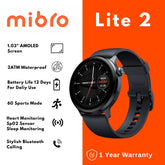Mibro - Lite 2 Smart Watch - Tarnish