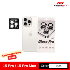 GADGET MAX Glass Pro Camera Lens Protection Glass for iPhone 15 Pro / 15 Pro Max