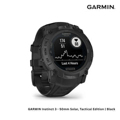 GARMIN - Instinct 3 Smart Watch ( 50mm ) Solar-Tactical Edition | Black