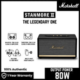Marshall Stanmore 2 Bluetooth Speaker - Black