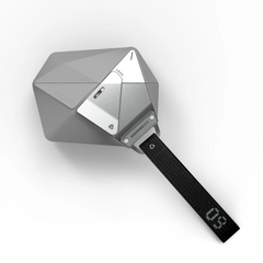 AirPods 1st / 2nd >> AULUMU A09 AirPods Pro Series Geometric Case (Lock & Lanyard) Grey