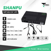 T-PRO - Shanpu 10400mAh 18W Multifunction Network Mini UPS - Black