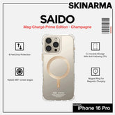 Skinarma iPhone 16 Pro 6.3" Saido Mag-Charge Case - Prime Edition - Champagne