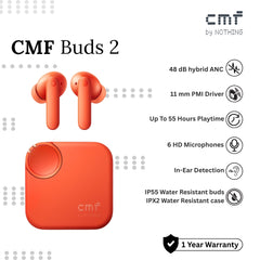 NOTHING - CMF Buds 2 - Orange