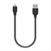 WK WDC-105A FULL SPEED PRO DATA CABLE FOR TYPE.C 2.4A (25CM) - Black