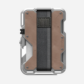 Aulumu G03 Multi-Tool Magnetic Metal Wallet | Genuine Leather Cover | MagSafe