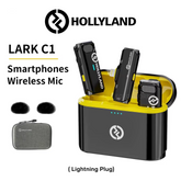Hollyland - Lark C1 Solo-IOS Wireless Lavalier Microphone - Black