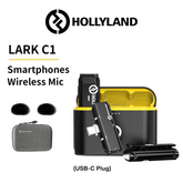 Hollyland - Lark C1 Duo-USB-C Wireless Lavalier Microphone - Black