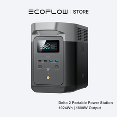 ECOFLOW DELTA2 1800W Portable Power Station (1024Wh LiFePO4 Battery) VSK