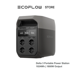 ECOFLOW DELTA 3 1800W(1024WH) Portable Power Station -GNE