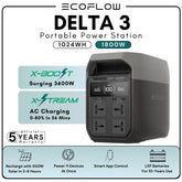 ECOFLOW DELTA 3 1800W(1024WH) Portable Power Station -GNE